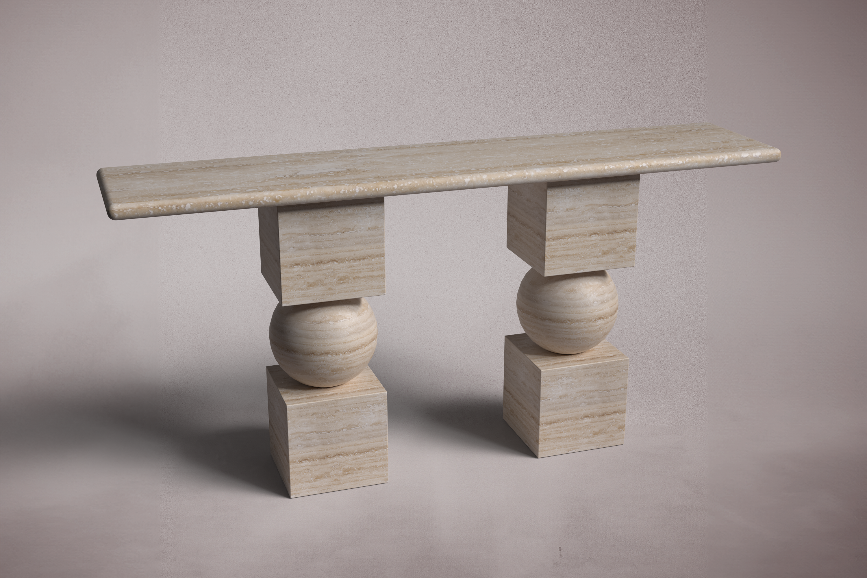 travertine console table. rectangular travertine console table. bespoke travertine console table. bespoke travertine table.