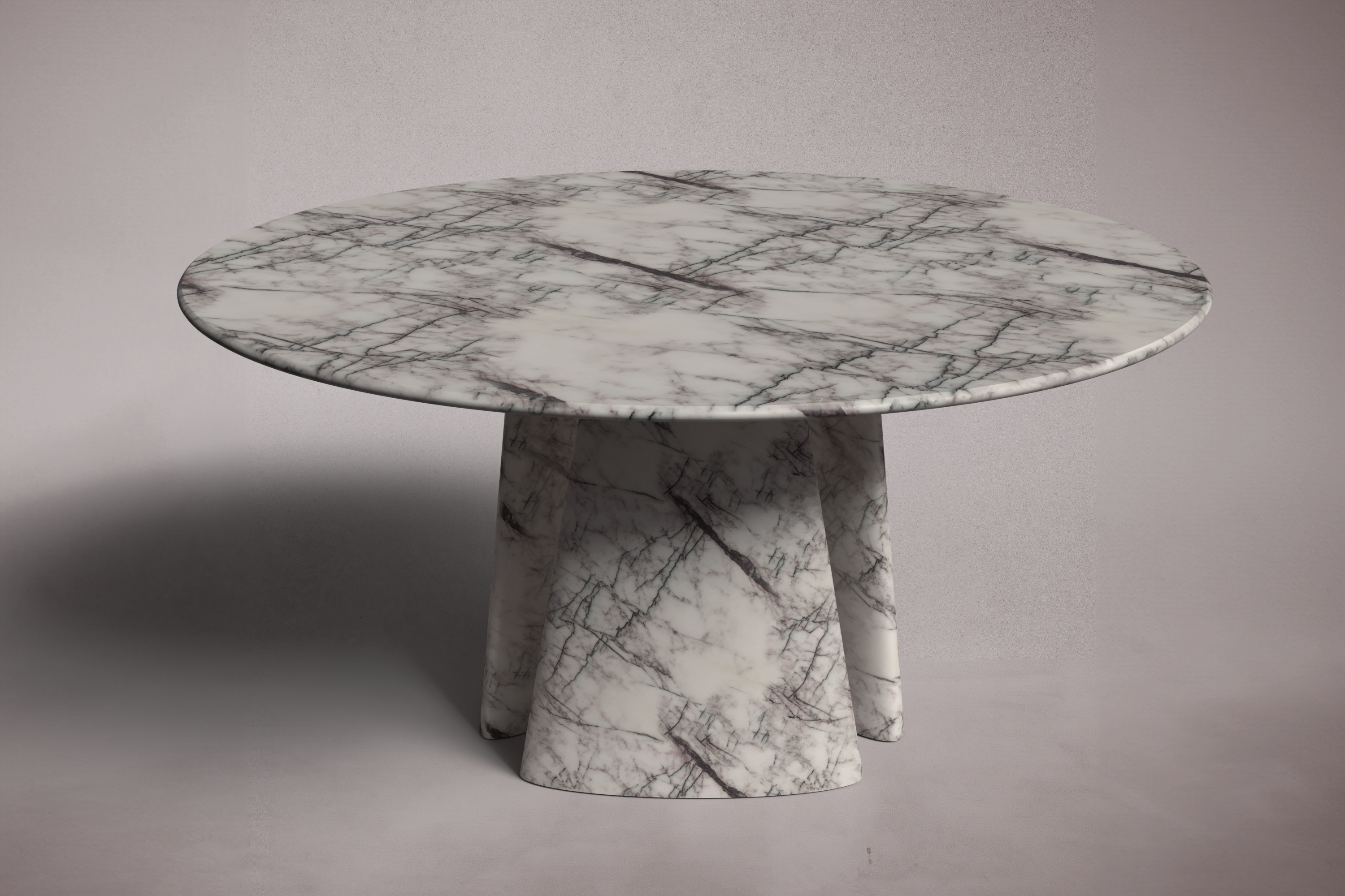 white marble round table. round white marble dining table. white marble entry table. white marble round entry table. white marble hallway table. custom marble dining table. custom marble table. custom white marble dining table.