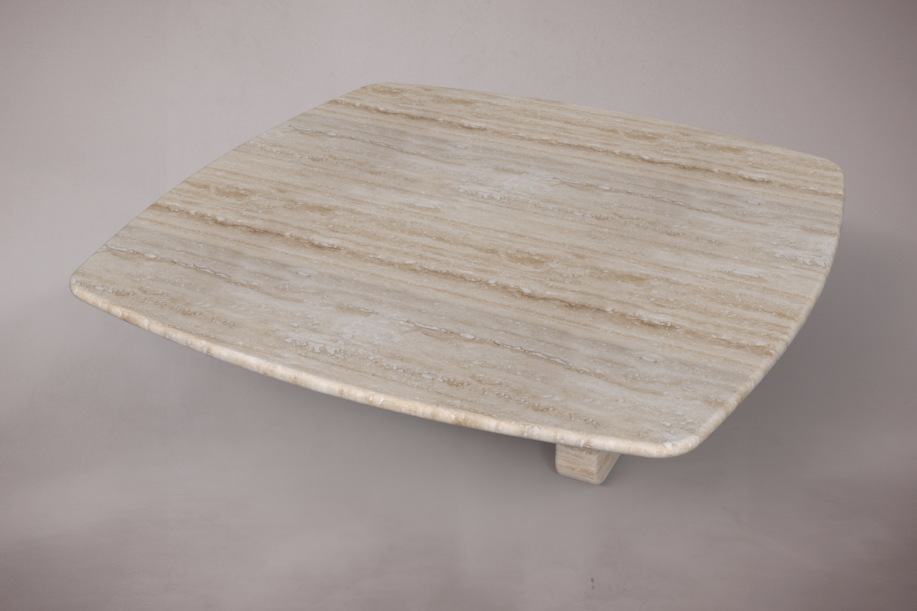 square travertine coffee table. travertine marble coffee table. travertine coffee table. racetrack travertine coffee table. custom travertine coffee table. bespoke travertine coffee table.