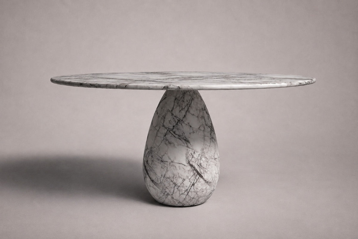 white marble dining table. white round marble dining table. round marble table. white marble table. custom round marble dining table. custom marble table. round marble dining table. round marble living room table.