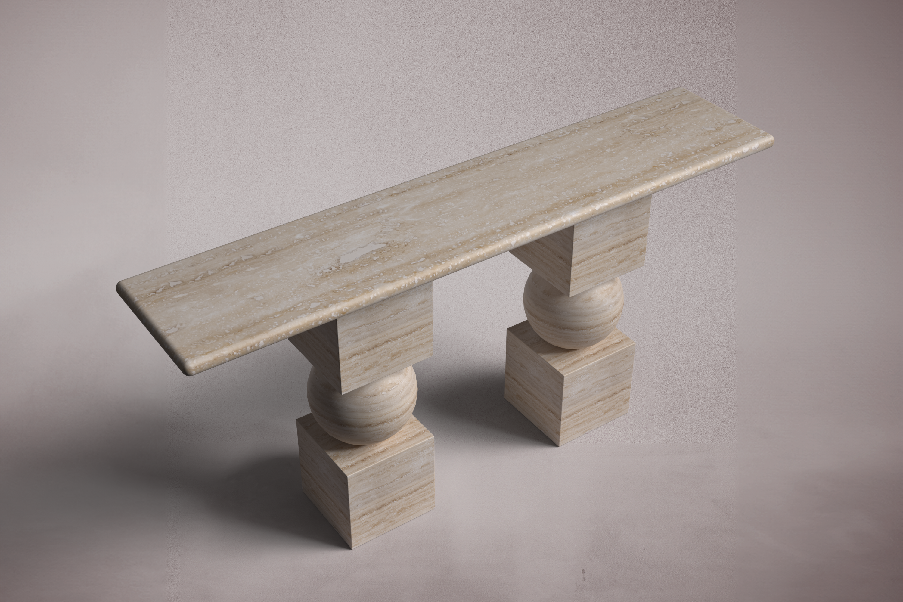 travertine console table. rectangular travertine console table. bespoke travertine console table. bespoke travertine table. 