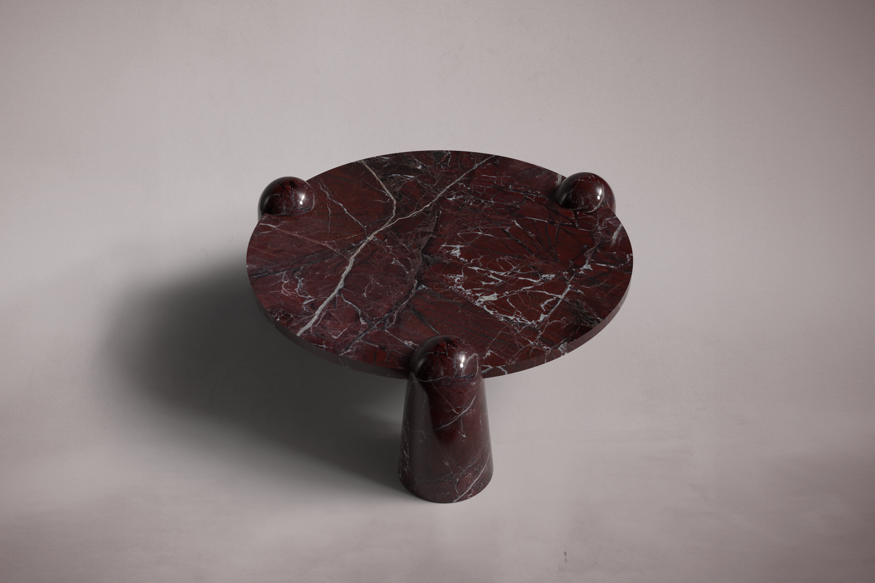 round marble coffee table. red marble coffee table. round red marble coffee table. marble center table. bespoke marble coffee table. red marble center table.