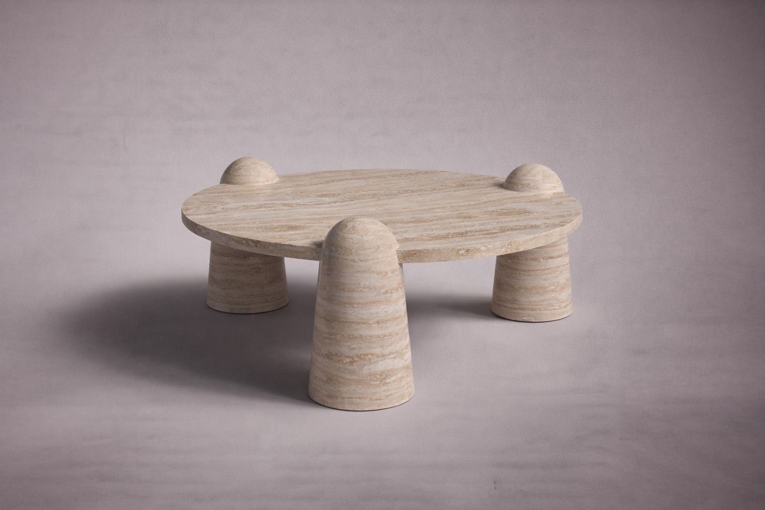 travertine coffee table. round travertine coffee table. travertine center table. round travertine center table. bespoke travertine coffee table.