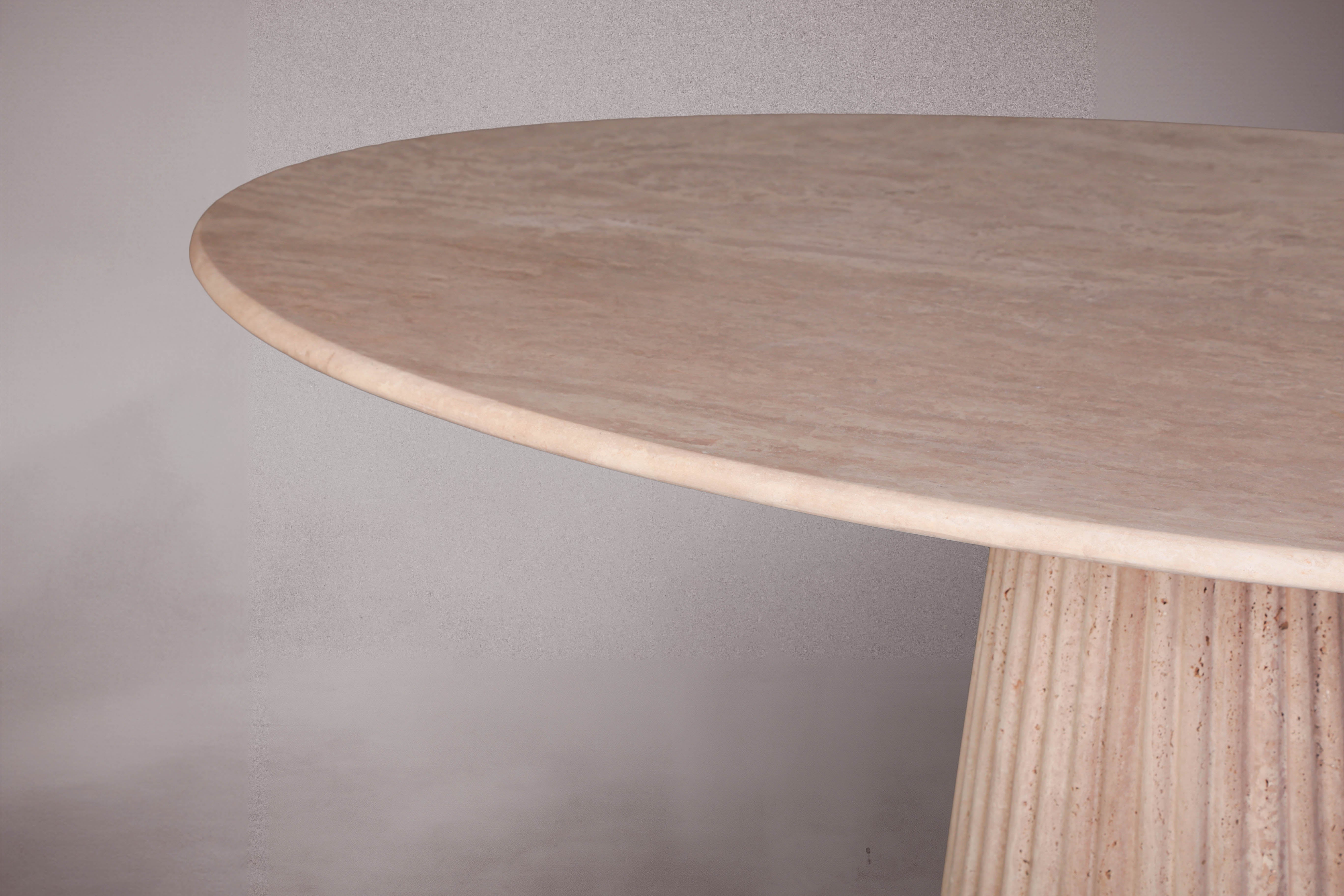 oval travertine dining table. travertine dining table. travertine outdoor dining table. travertine dining room table. travertine stone dining table. travertine marble table. custom travertine dining table. custom travertine table. custom oval travertine dining table.