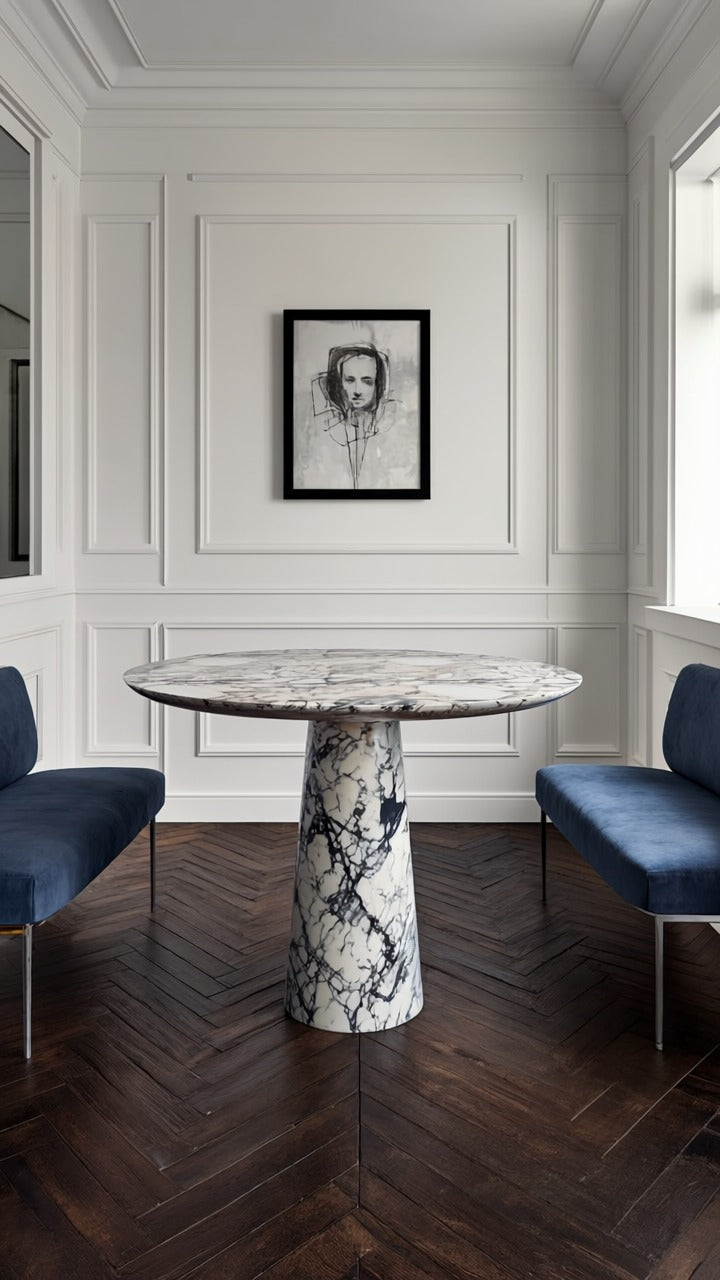 white marble dining table. round white marble dining table. round marble dining table. custom marble dining table. custom round marble dining table. marble outdoor dining table. round marble living room table.