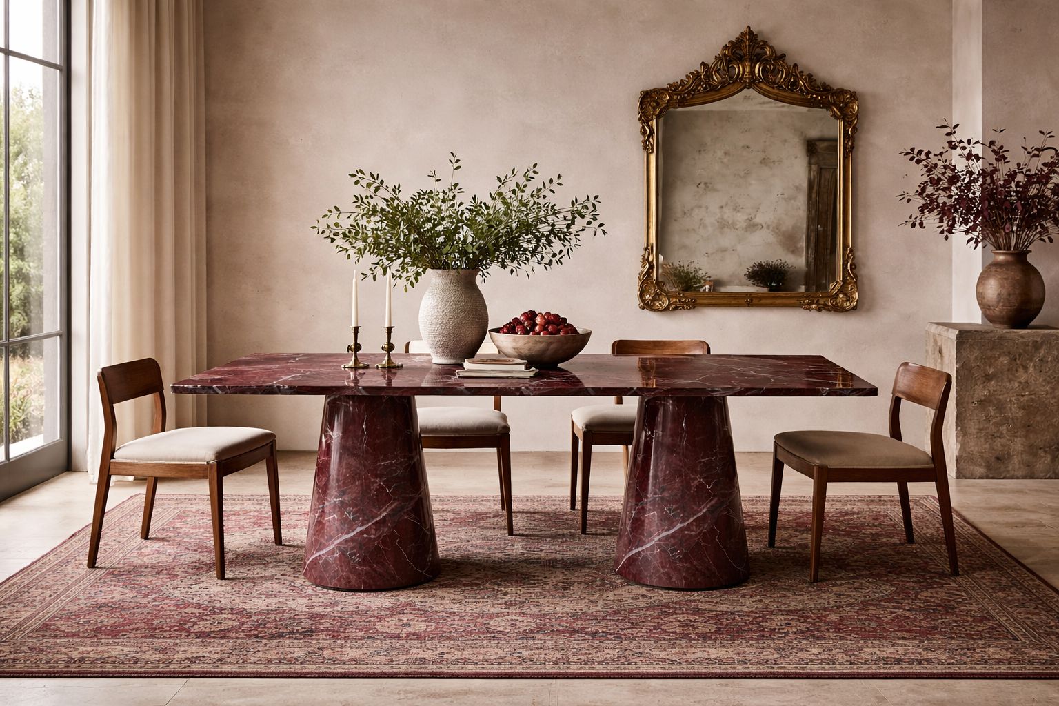 red marble dining table. rectangular marble dining table. red marble dining table. red marble living room table. marble dining table. custom marble dining table.