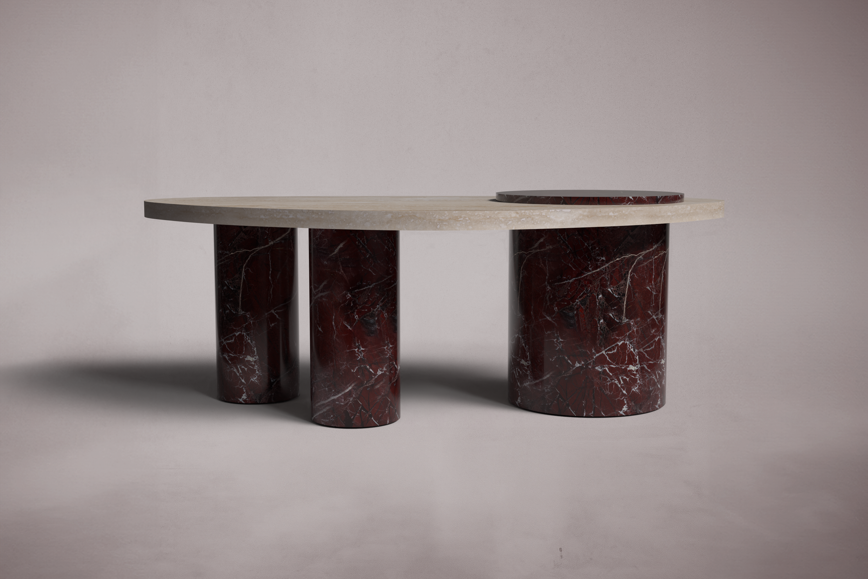 red marble coffee table. marble coffee table. red marble center table. oval red marble center table. custom marble coffee table. bespoke marble coffee table. 