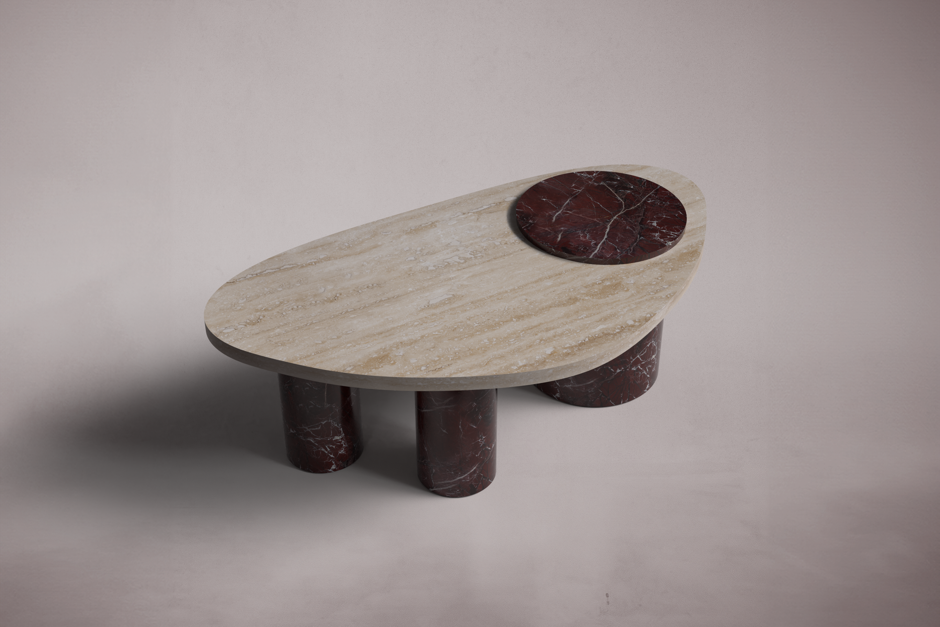 red marble coffee table. marble coffee table. red marble center table. oval red marble center table. custom marble coffee table. bespoke marble coffee table. 
