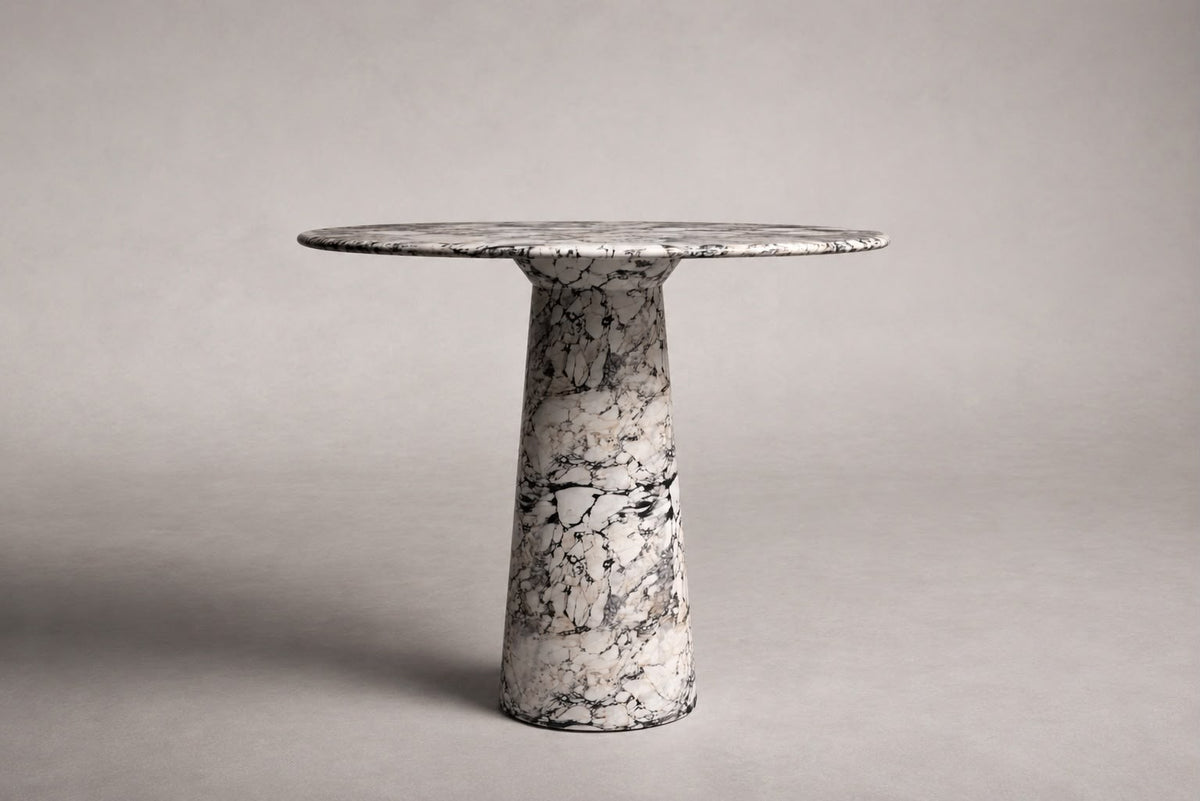 Le Cou Calacatta Viola Marble Round Table