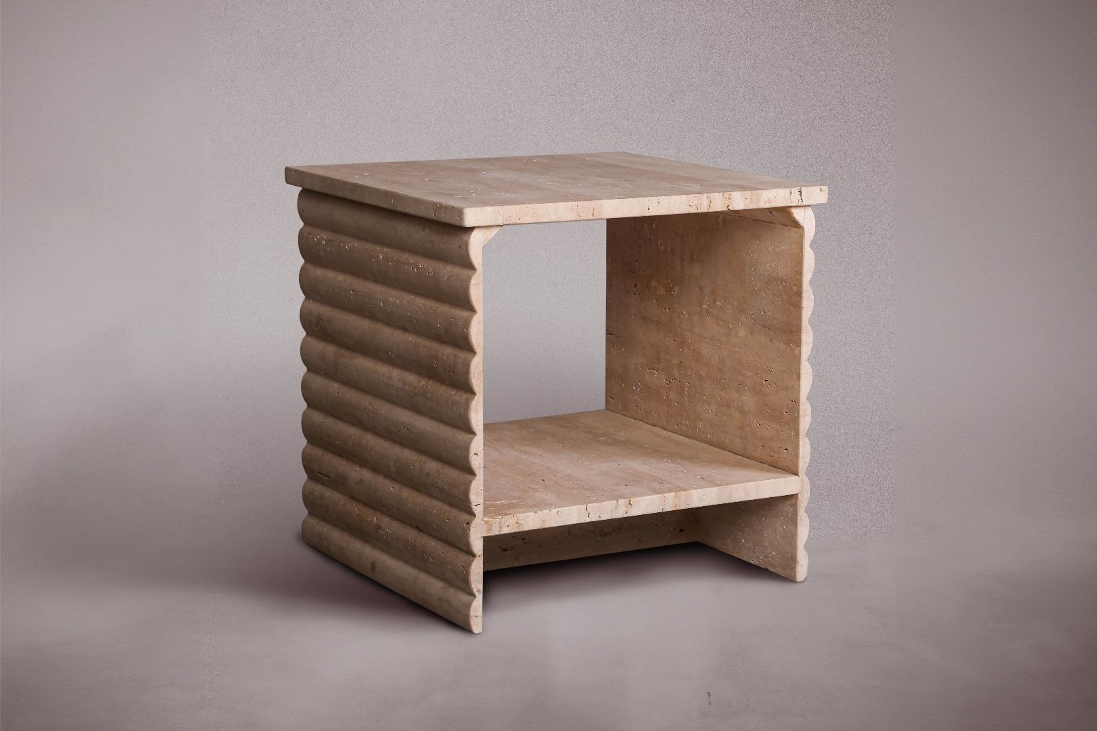 travertine nightstand. travertine side table. travertine bedside table. custom travertine nightstand. custom travertine side table. custom travertine bedside table