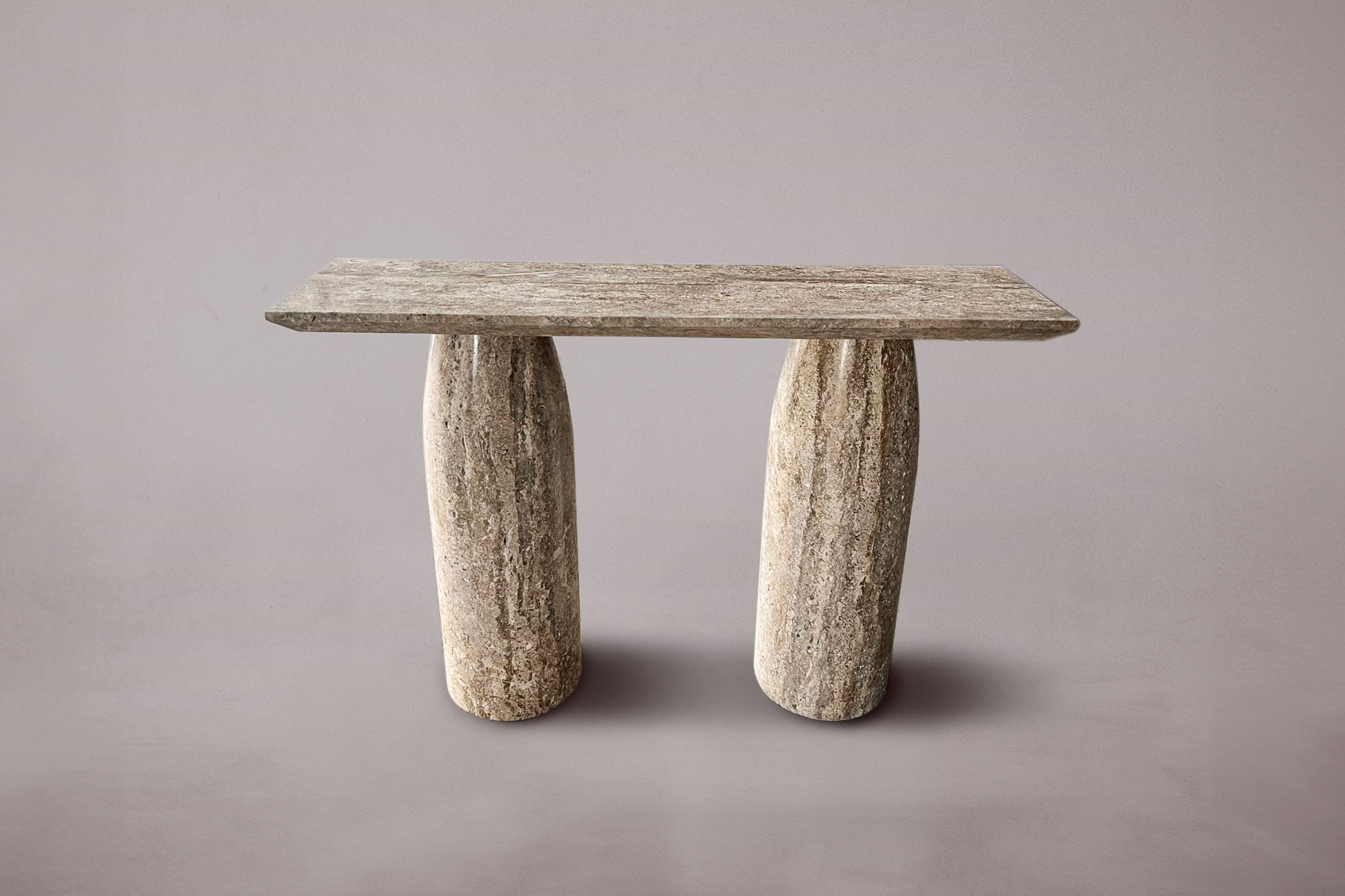 silver travertine console table. travertine console table. travertine entry table. travertine hall table. travertine hallway table. travertine marble console table. travertine entryway table. travertine entrance table. custom travertine console table.