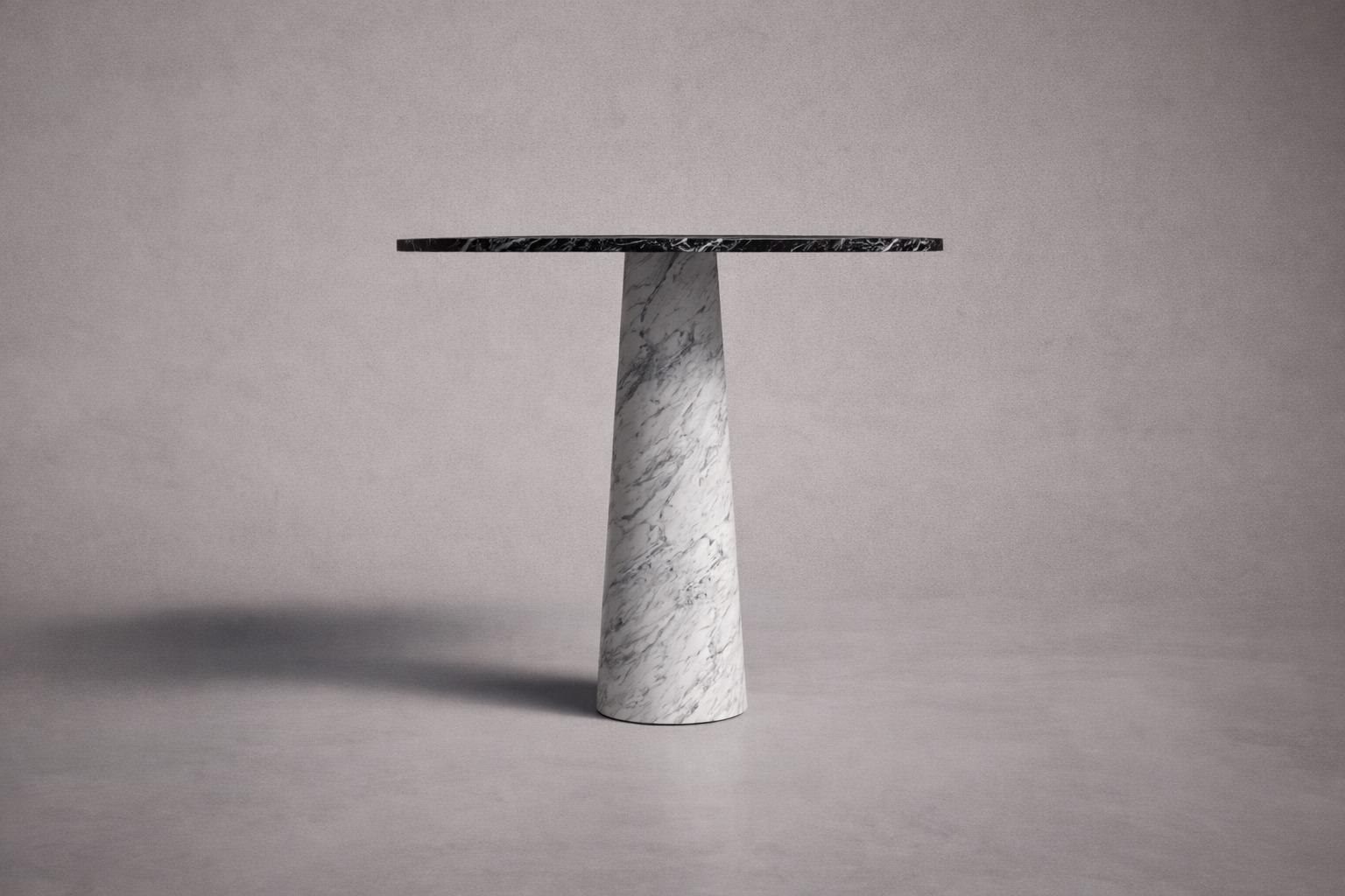 black marble dining table. black marble round dining table. round marble dining table. black marble table. black marble living room table. black marble entryway table. black marble entry table. round black marble entry table. custom marble dining table. custom round marble dining table.