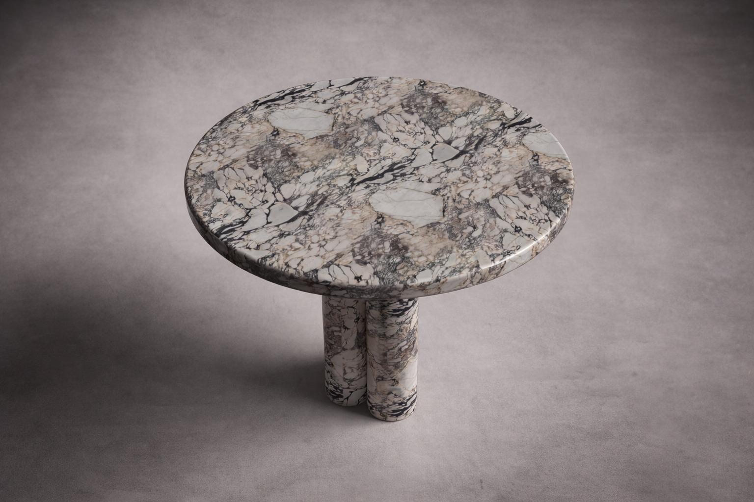 white marble round table. round white marble dining table. white marble entry table. white marble round entry table. white marble hallway table. custom marble dining table. custom marble table. custom white marble dining table.