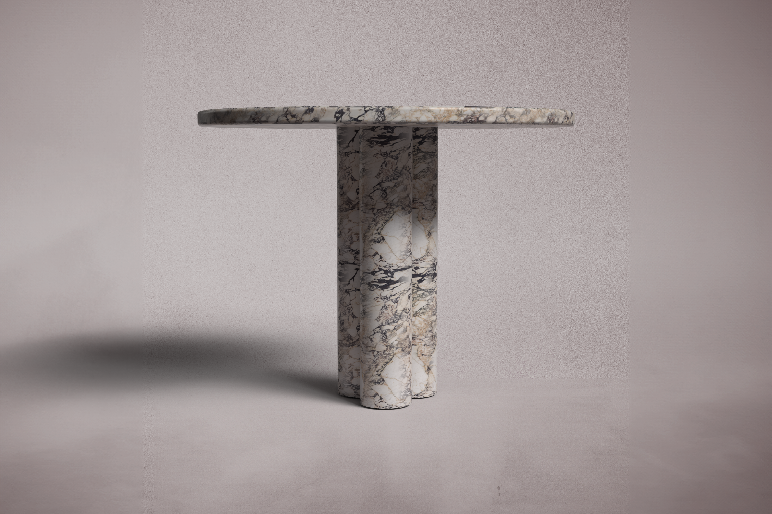 white marble round table. round white marble dining table. white marble entry table. white marble round entry table. white marble hallway table. custom marble dining table. custom marble table. custom white marble dining table.